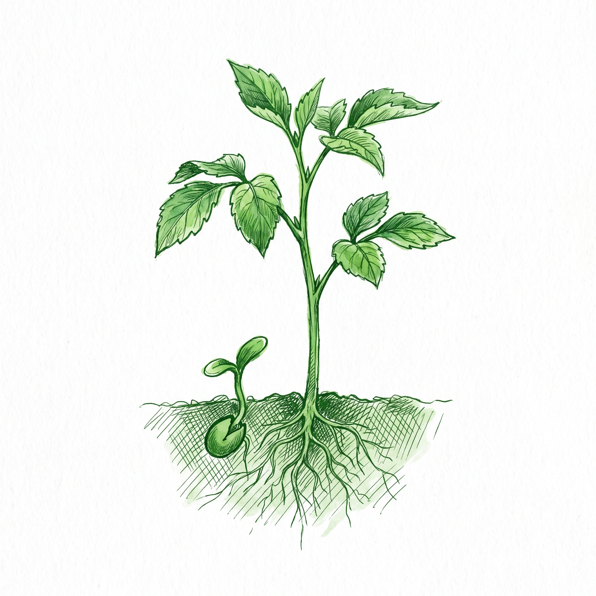 Decorative botanical artwork